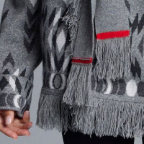 NEW Greyson LUXORY  70% wool, 30% cashmere Belted Cardigan $530 RETAIL 2510 - Picture 2 of 4